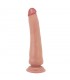 Dildo Realista con Piel Deslizante Bronceado 25 cm