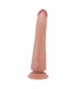 Dildo Realista con Piel Deslizante Bronceado 25 cm