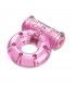 Baile Anillo Vibrador con Preservativo Color Rosa