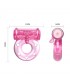 Baile Anillo Vibrador con Preservativo Color Rosa