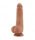 Dildo con Testículos y Piel Deslizante 23.3 cm