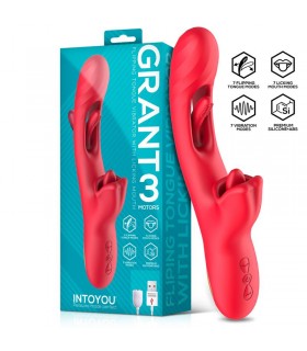 Grant Vibrador con Flipping y Lengua Licking 360º