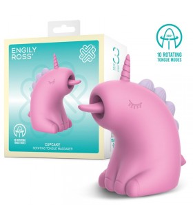 Cupcake Estimulador con Lengua Rotadora 360º