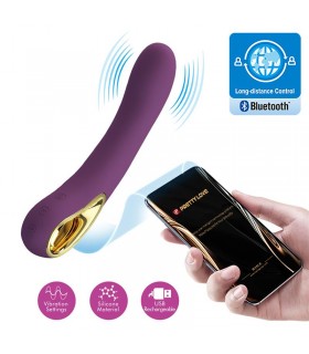 Ethan Vibrador con APP Púrpura
