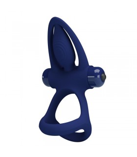 Anillo para el Pene con Vibración azul oscuro