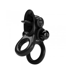 Passionate Anillo Doble para el Pene con Vibración