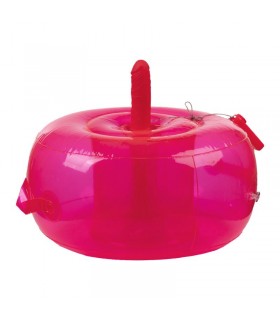 Cojín Hinchable con Dildo, Vibración y Control Remoto Ding D