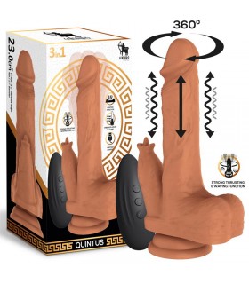 Quintus Dildo con Vibración, Thrusting y Waving 360º 9 - 23 