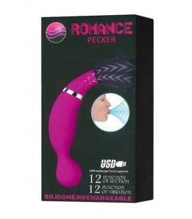 VIBRADOR SUCCIONADOR ROMANCE PECKER