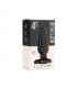 Shots Plug & Play Plug Anal Basic 10 cm Color Negro