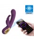 Liam Vibrador Punto G Silicona  con APP Morado