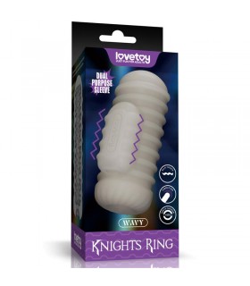 Knights Ring Funda para el Pene y Estimulador Wavy