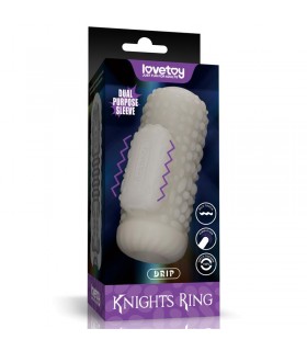 Knights Ring Funda para el Pene y Estimulador Drip