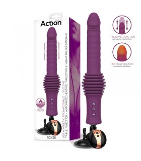 Roxer Sex Machine con Vibración, Thrusting, Efecto Calor y C