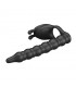 Blackney Anillo Vibrador con Plug Silicona Negro