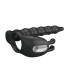 Blackney Anillo Vibrador con Plug Silicona Negro