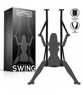 Adjustable Door Swing with Legs Support & Seat