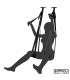 Adjustable Door Swing with Legs Support & Seat