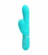 Mariana Vibrador 4 en 1 Silicona Turquesa