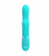 Mariana Vibrador 4 en 1 Silicona Turquesa