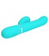 Mariana Vibrador 4 en 1 Silicona Turquesa