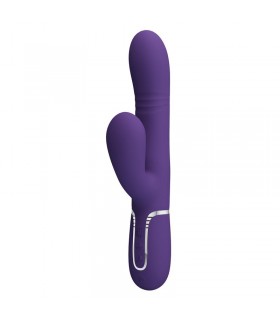 Mariana Vibrador 4 en 1 Silicona Morado