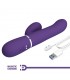Mariana Vibrador 4 en 1 Silicona Morado