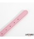 Collar con Cascabel Ajustable Rosa