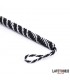 Plumero con Lazo Gris y Negro 25cm