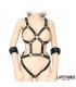 Arnés de Cuerpo Entero con Esposas Talla Única