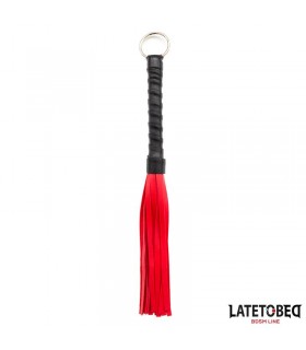 Flogger Mini Rojo y Negro 28cm