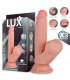 Paul Dildo Triple Densidad con Testículos Oscilantes 8.2