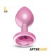 Plug Anal Anodizado Rosa con Rosa Talla L