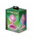 Plug Anal Anodizado Rosa con Joya Talla M