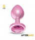 Plug Anal Anodizado Rosa con Joya Talla S