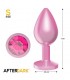 Plug Anal Anodizado Rosa con Joya Talla S