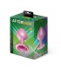 Plug Anal Anodizado Rosa con Joya Talla S