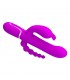 Cammy 4 in 1 Vibrador con Bolas Rotadoras y Cadena Anal