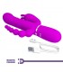 Cammy 4 in 1 Vibrador con Bolas Rotadoras y Cadena Anal