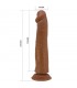 Sharife Dildo con Piel Deslizante-Retractil 25 cm