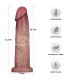Sliding PRO II Dildo Piel Deslizante-Retractil Dual-layer 9