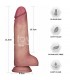 Sliding PRO II Dildo Piel Deslizante-Retractil Dual-layer 8.
