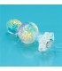 Gemoria Plug Anal de Silicona con Centro de Cristal Multicol