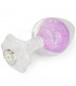 Gemoria Plug Anal de Silicona con Esfera de Cristal