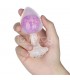 Gemoria Plug Anal de Silicona con Esfera de Cristal