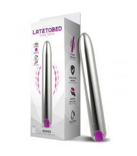 VIBRADOR RENEE PLATA 10MODOS USB