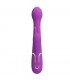 Dejon Vibrador con Thrusting y Rotación Twinkled lila
