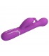 Dejon Vibrador con Thrusting y Rotación Twinkled lila