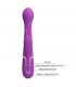 Dejon Vibrador con Thrusting y Rotación Twinkled lila