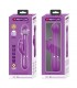 Dejon Vibrador con Thrusting y Rotación Twinkled lila